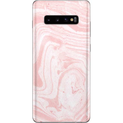 Pink Marbling Galaxy S10 Plus Skin