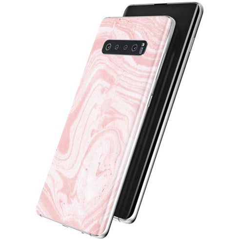 Pink Marbling Galaxy S10 Plus Skin