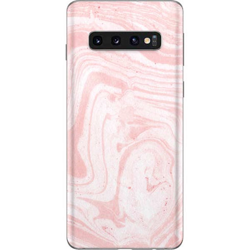 Pink Marbling Galaxy S10 Skin