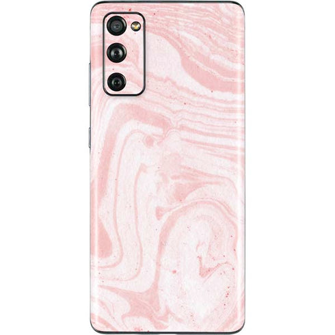 Pink Marbling Galaxy S20 Fan Edition Skin