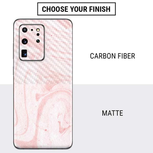Pink Marbling Galaxy S20 Ultra 5G Skin