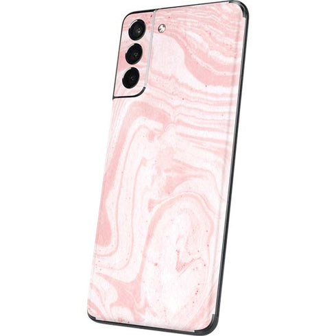 Pink Marbling Galaxy S21 5G Skin