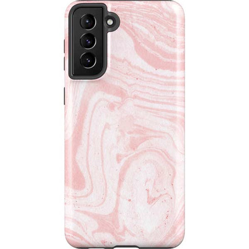 Pink Marbling Galaxy S21 FE Pro Case