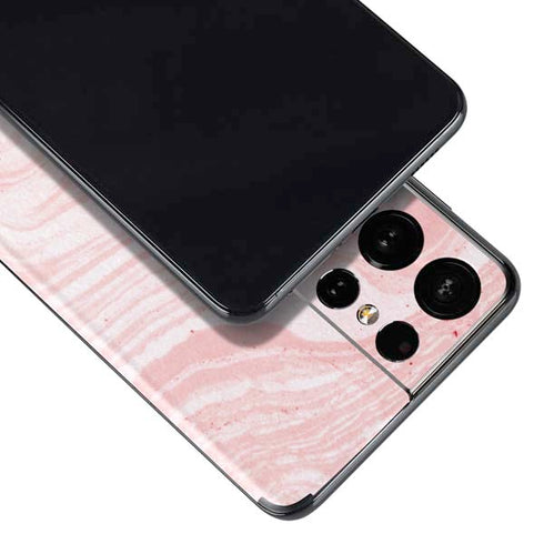 Pink Marbling Galaxy S21 Ultra 5G Skin