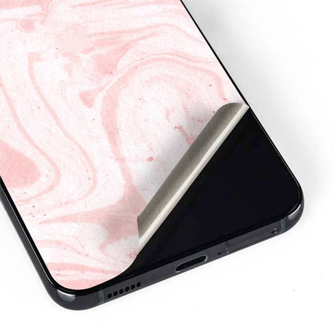 Pink Marbling Galaxy S22 Plus Skin