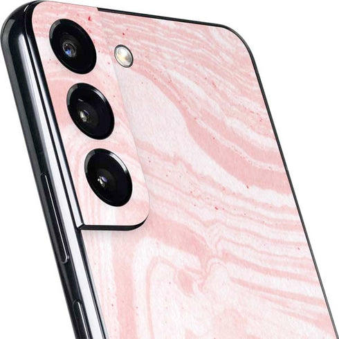 Pink Marbling Galaxy S22 Skin