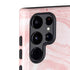 Pink Marbling Galaxy S22 Ultra Pro Case