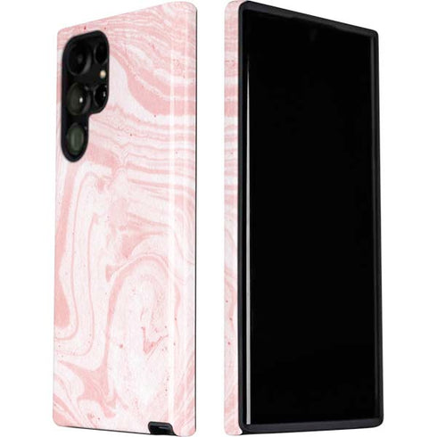 Pink Marbling Galaxy S22 Ultra Pro Case