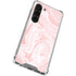 Pink Marbling Galaxy S23 Clear Case