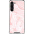 Pink Marbling Galaxy S23 Plus Clear Case
