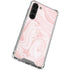 Pink Marbling Galaxy S23 Plus Clear Case