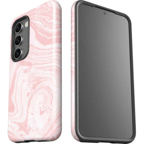 Pink Marbling Galaxy S23 Pro Case
