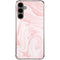 Pink Marbling Galaxy S24 Plus Clear Case