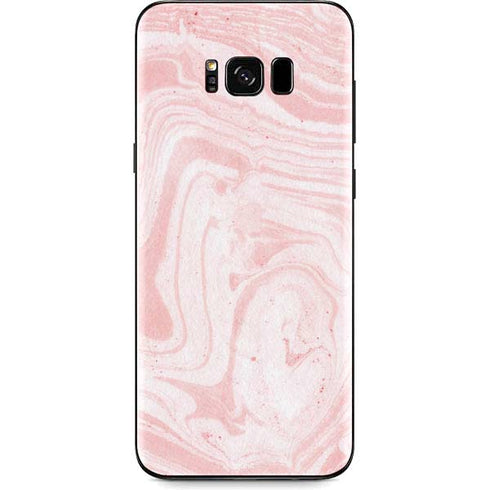 Pink Marbling Galaxy S8 Skin