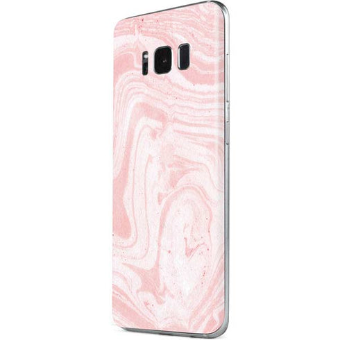 Pink Marbling Galaxy S8 Skin