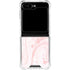 Pink Marbling Galaxy Z Flip5 5G Clear Case
