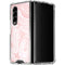 Pink Marbling Galaxy Z Fold4 5G Clear Case