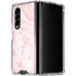 Pink Marbling Galaxy Z Fold4 5G Clear Case