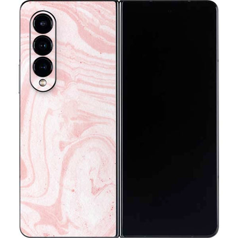Pink Marbling Galaxy Z Fold4 5G Skin