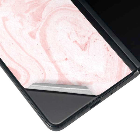 Pink Marbling Galaxy Z Fold4 5G Skin