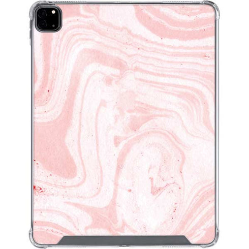 Pink Marbling iPad Pro 12.9in (2020) Clear Case