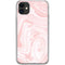 Pink Marbling iPhone 11 Clear Case