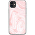 Pink Marbling iPhone 11 Clear Case