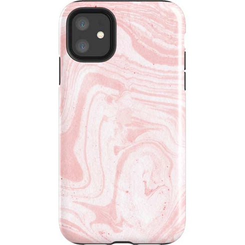 Pink Marbling iPhone 11 Impact Case