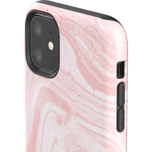 Pink Marbling iPhone 11 Impact Case