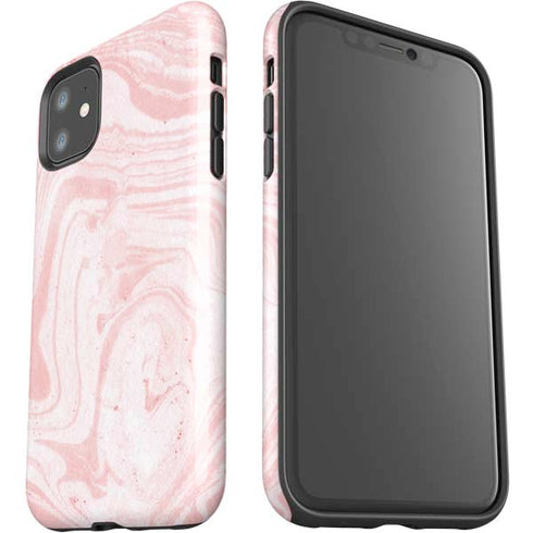 Pink Marbling iPhone 11 Impact Case