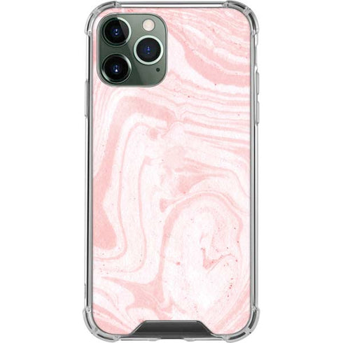 Pink Marbling iPhone 11 Pro Max Clear Case