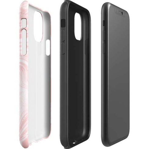 Pink Marbling iPhone 11 Pro Max Impact Case