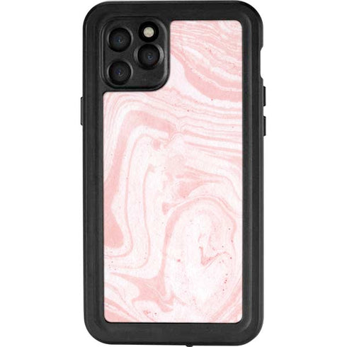 Pink Marbling iPhone 11 Pro Waterproof Case