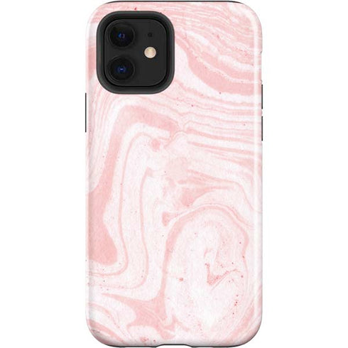 Pink Marbling iPhone 12 Impact Case