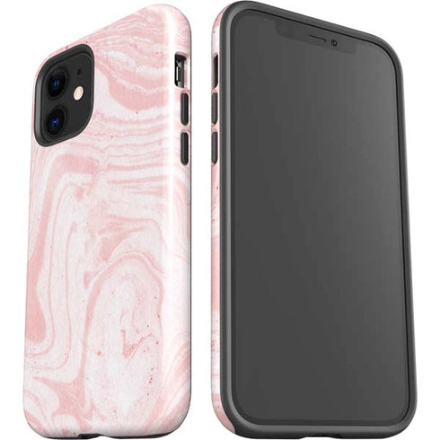 Pink Marbling iPhone 12 Impact Case