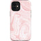 Pink Marbling iPhone 12 Mini Impact Case