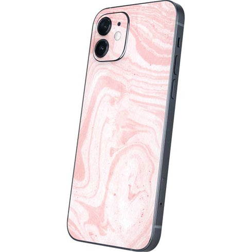 Pink Marbling iPhone 12 Mini Skin