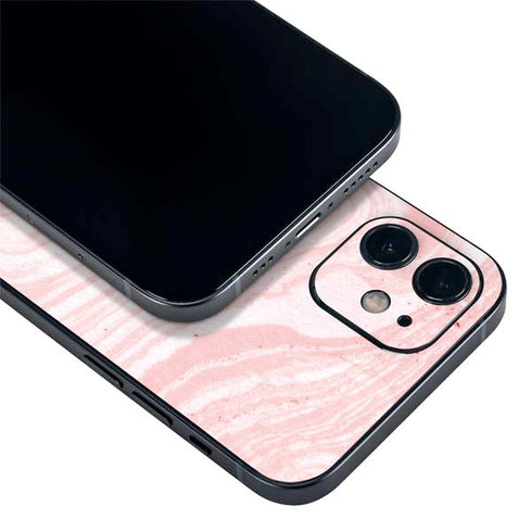 Pink Marbling iPhone 12 Mini Skin