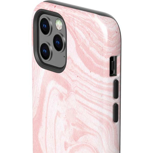 Pink Marbling iPhone 12 Pro Impact Case