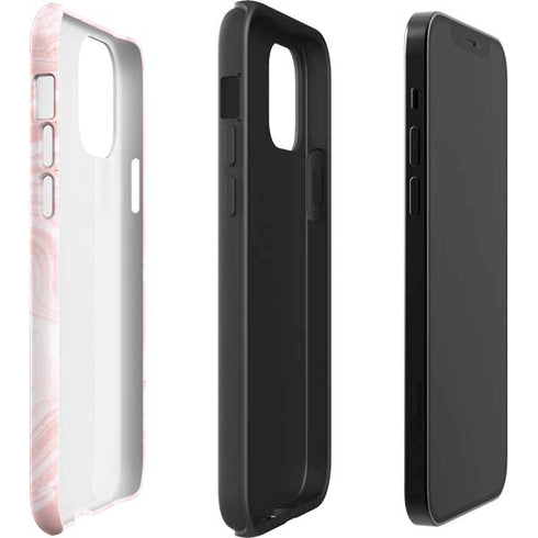 Pink Marbling iPhone 12 Pro Max Impact Case
