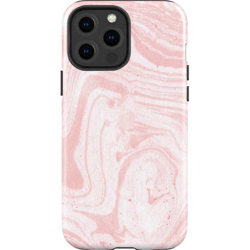 Pink Marbling iPhone 13 Pro Max Impact Case