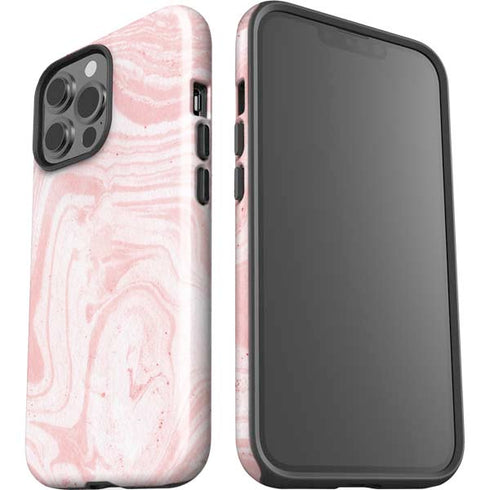 Pink Marbling iPhone 13 Pro Max Impact Case
