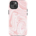 Pink Marbling iPhone 15 Impact Case