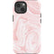 Pink Marbling iPhone 14 Impact Case