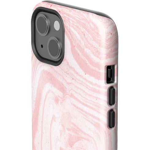 Pink Marbling iPhone 15 Impact Case