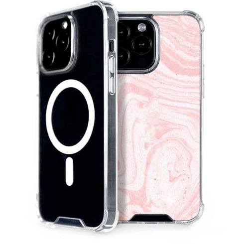 Pink Marbling iPhone 14 Pro Max MagSafe Case