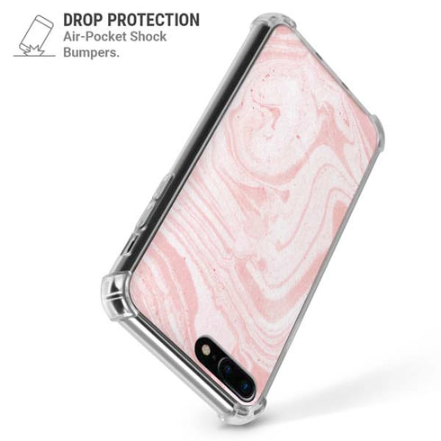 Pink Marbling iPhone 7/8 Plus Clear Case
