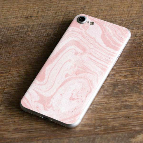 Pink Marbling iPhone 7 Skin