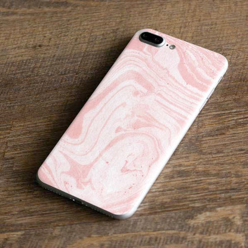 Pink Marbling iPhone 8 Plus Skin