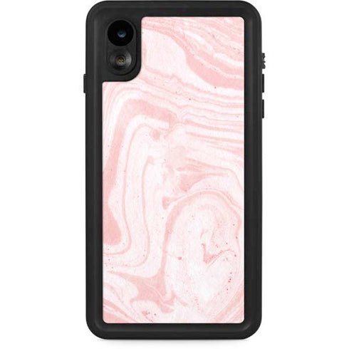 Pink Marbling iPhone XR Waterproof Case